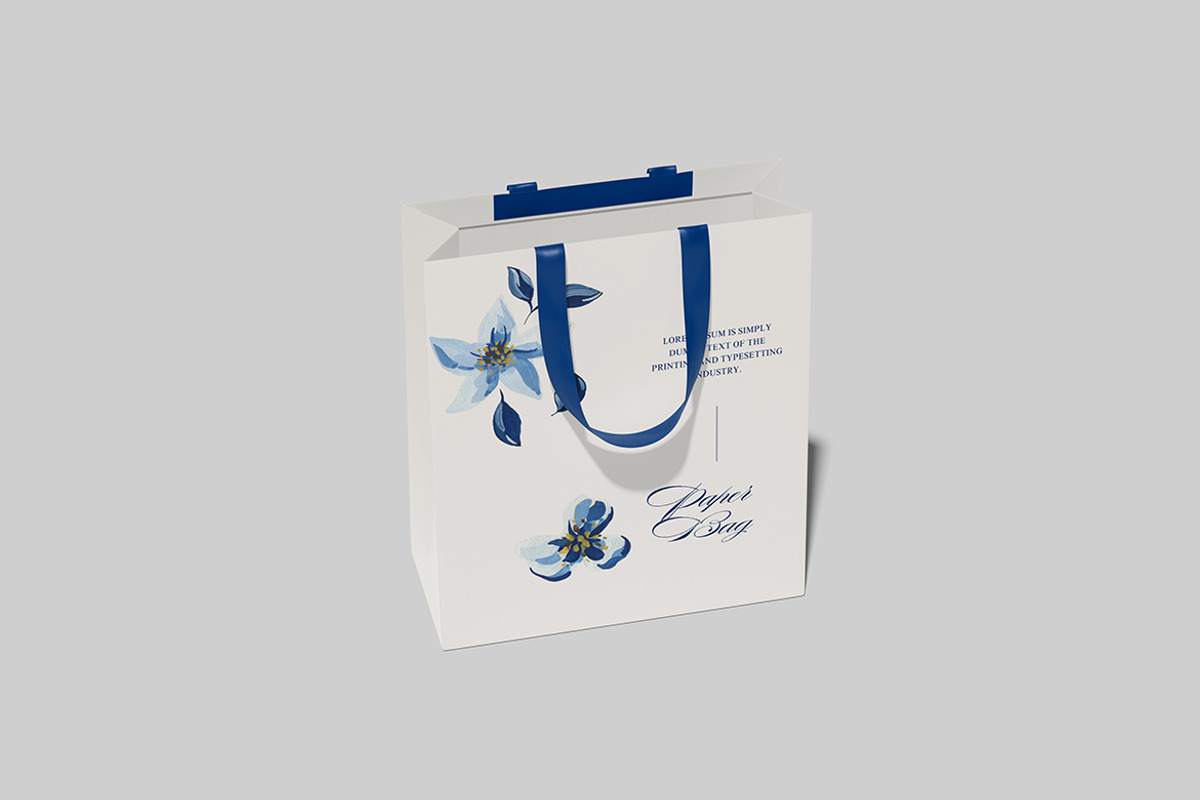 Paper Bag Mockup, a Packaging Mockup by Pikachudesign (Photo 4 of 5)