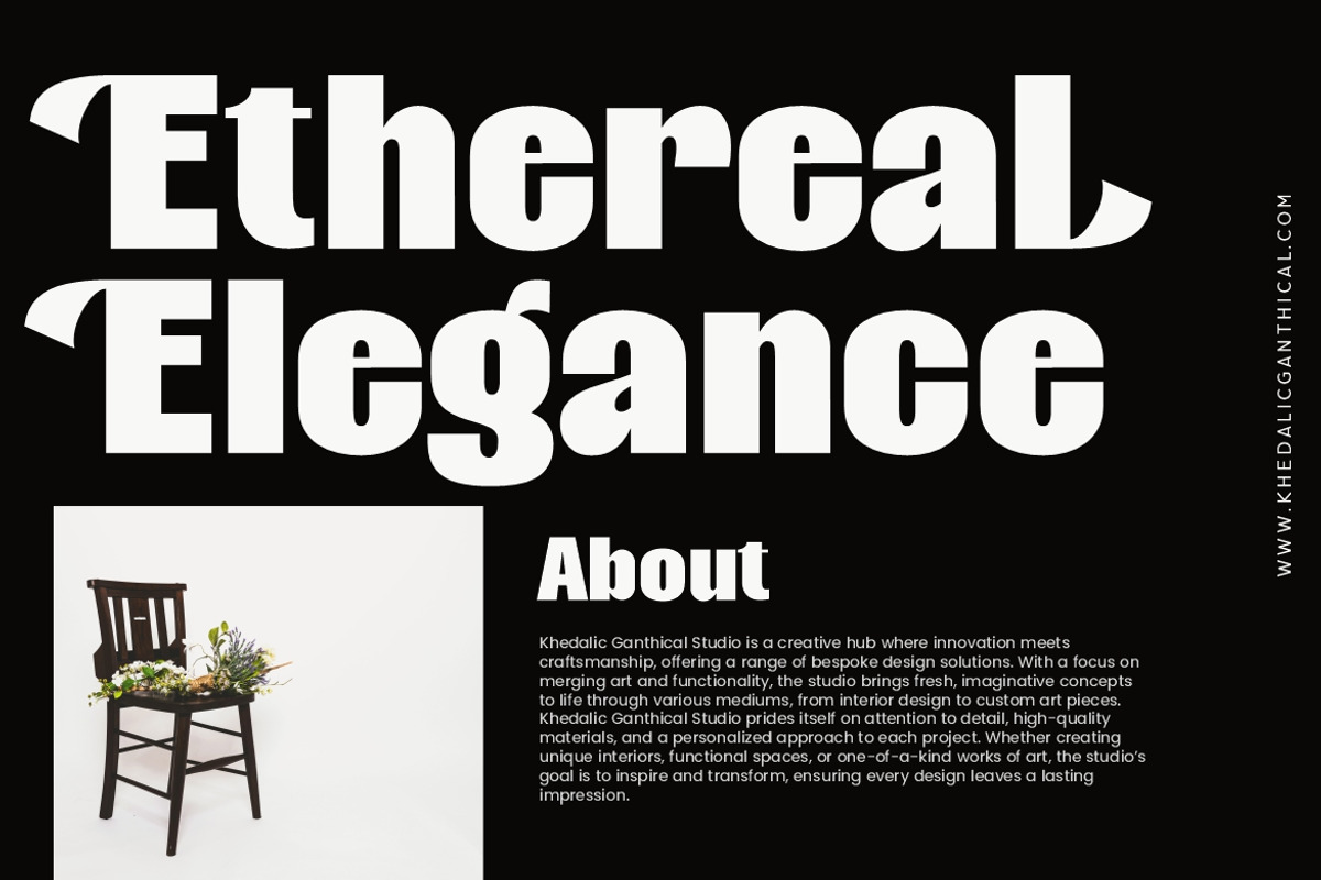 Khelyn Serif Font, a Sans Serif Font by Burhan Afif (Photo 7 of 10)