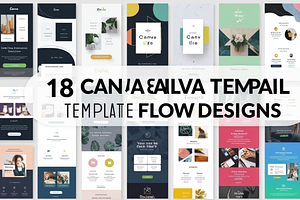 18 Canva Email Template Flow Designs