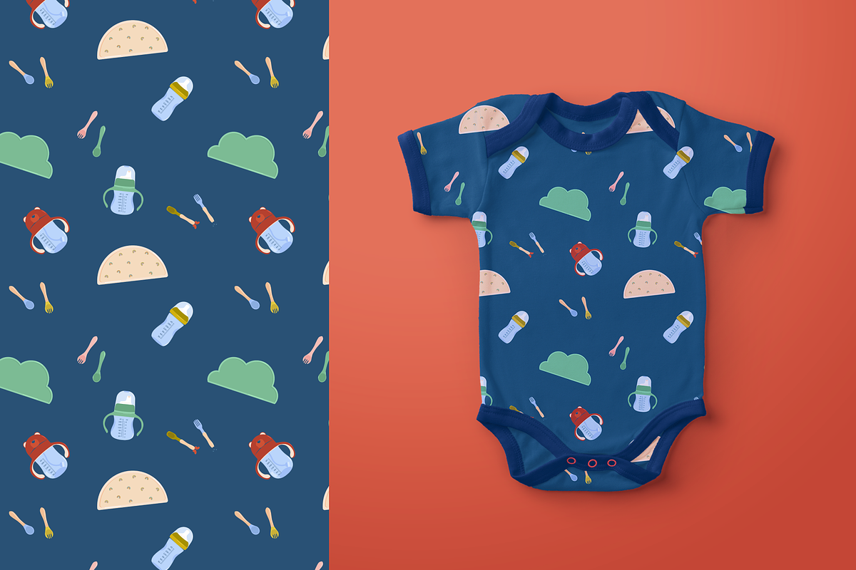Kids Dinner Time, a Food Illustration by ApollinariaManko (Photo 12 of 14)