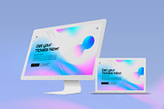 Vibrant Wavy Gradient Shapes, a Texture Graphic by le-genda (Thumbnail 6 of 14)