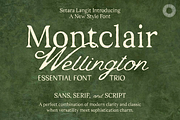 Montclair - Essential Font trio, a Script Font by Setara Langit CreativeStd (Thumbnail 1 of 14)