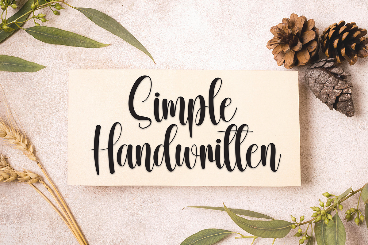 Blushing | Script Font, a Handwritten Font by Scratchones (Photo 4 of 8)