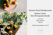 Summer Peach Farm Background Bundle, a Food & Drink Photo by CreatingYOU.®, Lori Rice (Thumbnail 1 of 5)