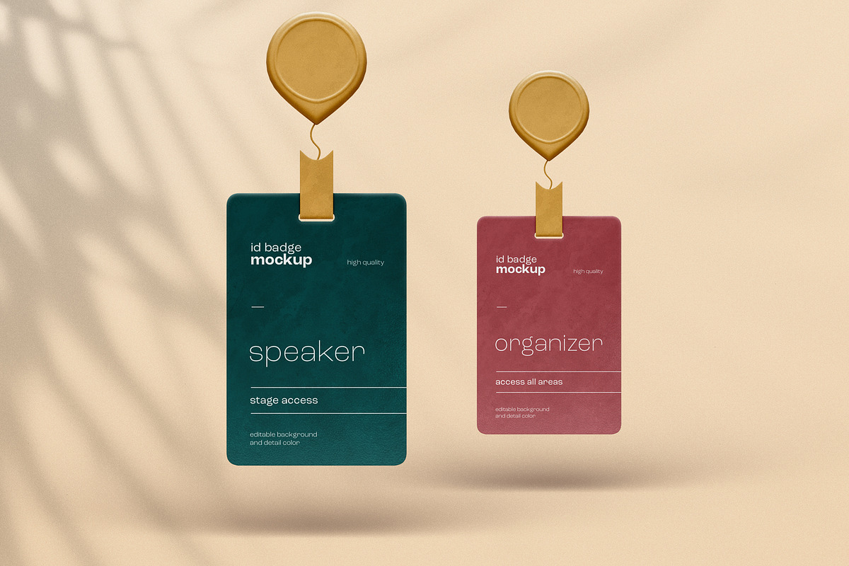 ID badge & business card mockup, a Product Mockup by dpi (Photo 8 of 16)