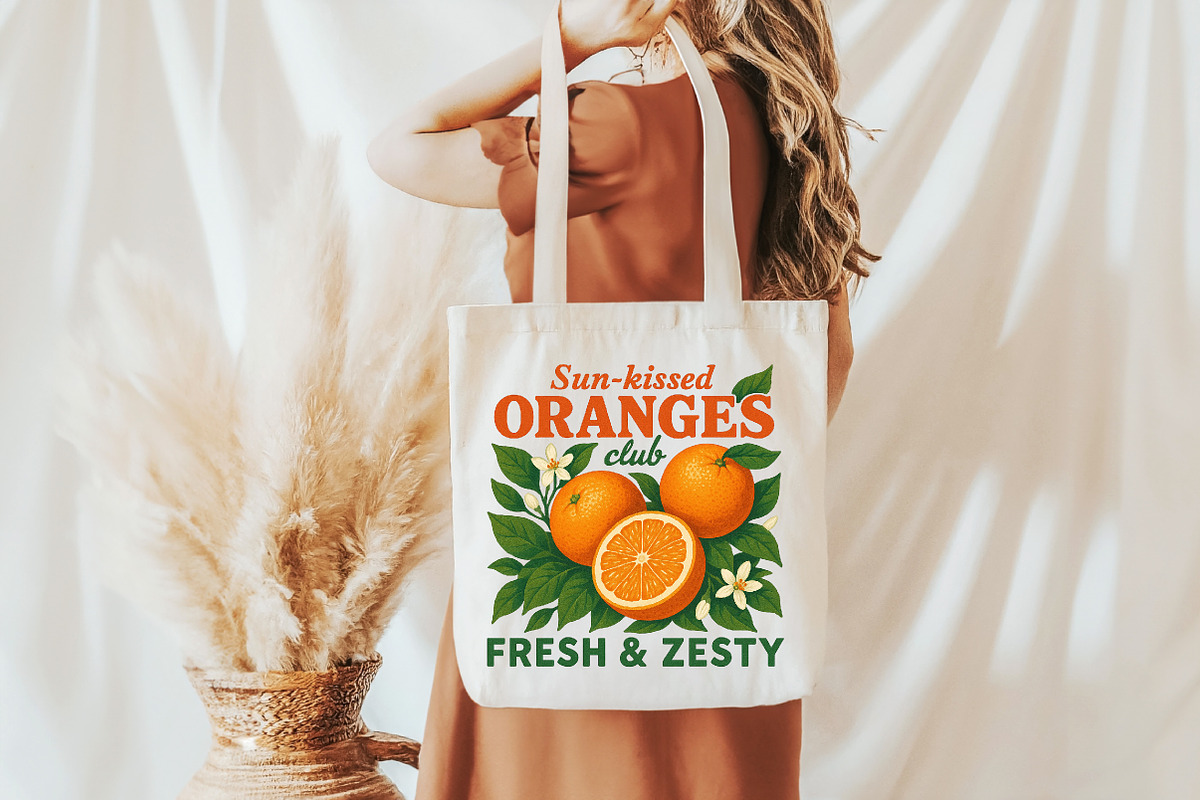 Sunkissed Oranges Club Fresh & Zesty, an Illustration by Libby Wishes (Photo 5 of 6)