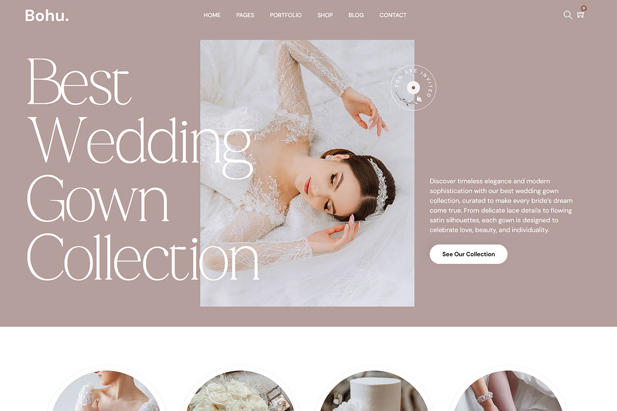 Bohu – Wedding WordPress Theme, a WordPress Template by NaimaAnjum (Photo 5 of 5)