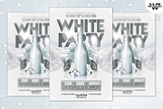 WHITE PARTY Flyer Template, a Flyer Template by WG DESIGN (Thumbnail 1 of 4)
