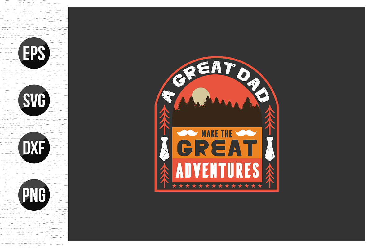 Dad typographic t shirt bundle, a Graphic by Uniquesvg99 (Photo 3 of 16)