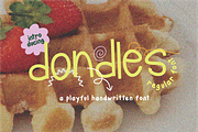 Dondles - Playful Font, a Handwritten Font by Berdansabersama (Thumbnail 1 of 10)