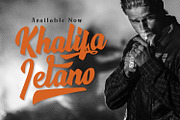 Phamelo - Grunge Script, a Script Font by madeDeduk (Thumbnail 4 of 8)