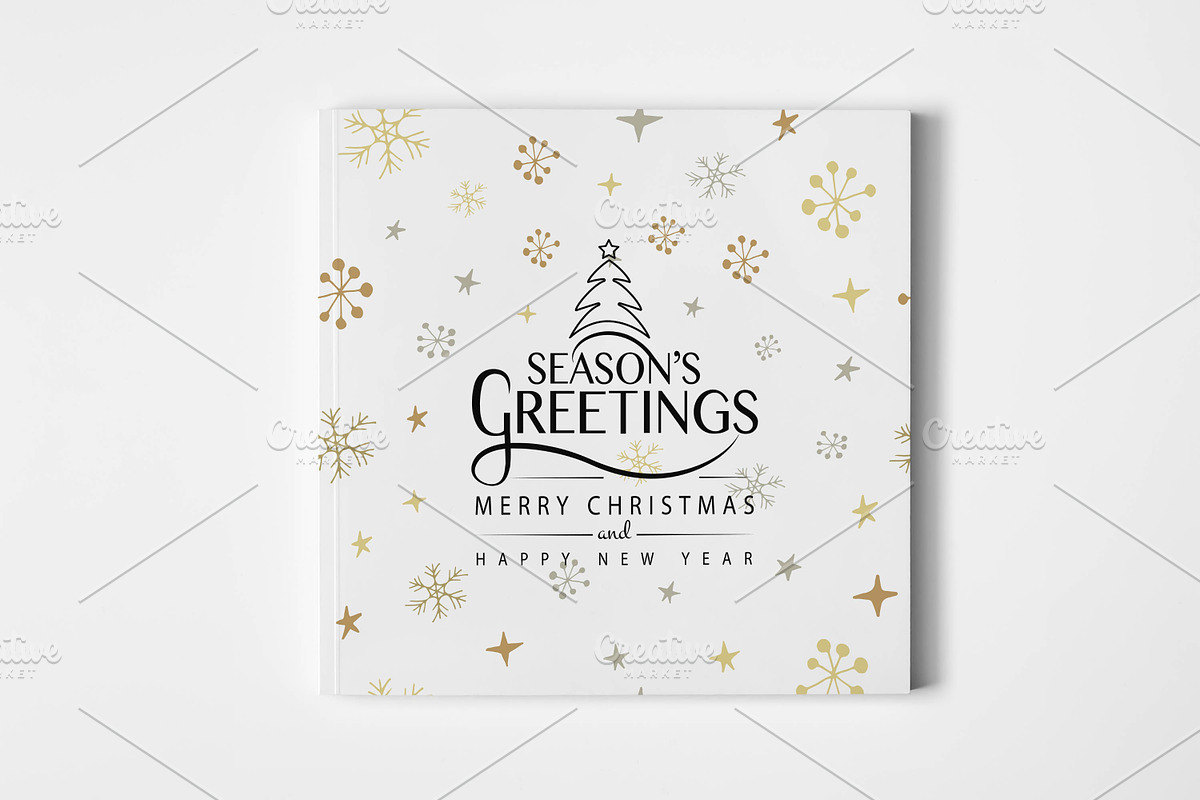 Season's Greetings Typography, a Card Template by Svetlana Kurako (Photo 1 of 2)