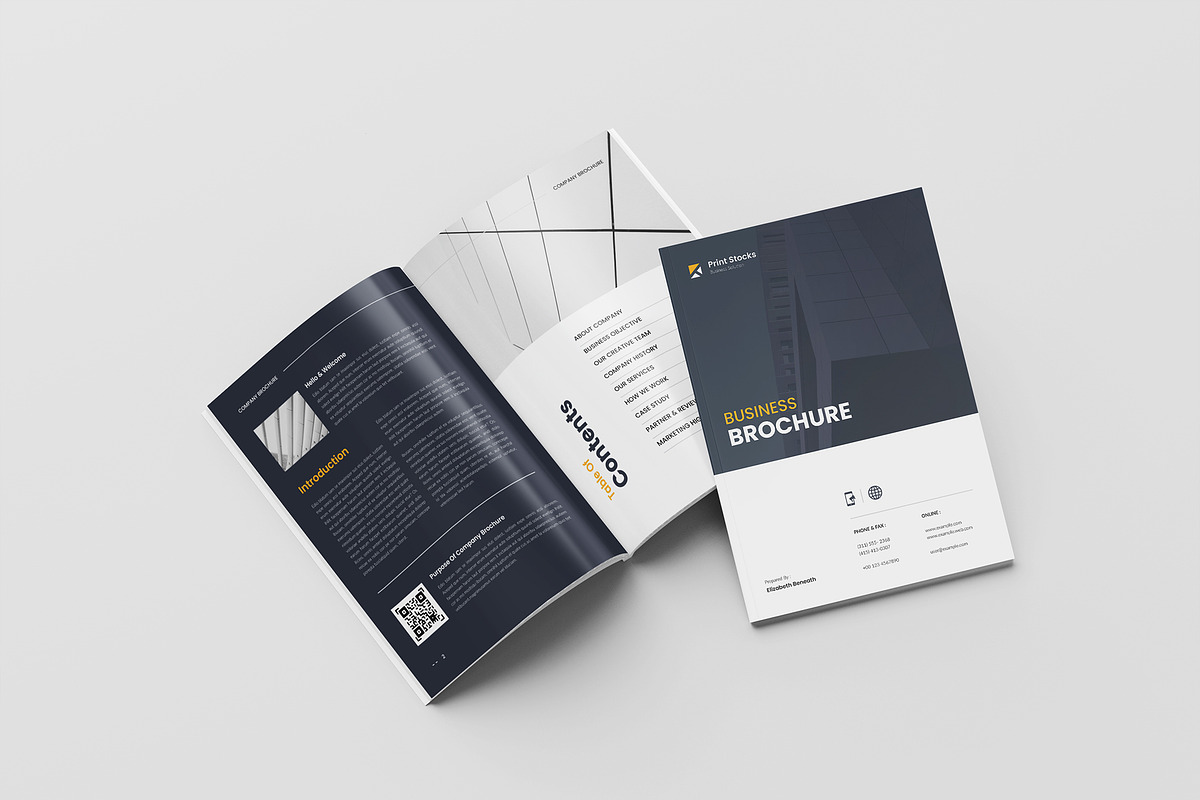 Company Profile Brochure Template, a Brochure Template by Spark_Creative (Photo 4 of 16)