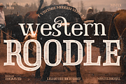 Western Roodle-Vintage Modern Serif, a Serif Font by Mofr 24 (Thumbnail 1 of 8)