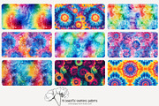 70 abstract tie-dye seamless pattern, a Pattern Graphic by Poppy Lane Studio (Thumbnail 9 of 10)