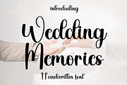 Wedding Memories, a Handwritten Font by InermediaSTUDIO (Thumbnail 1 of 8)