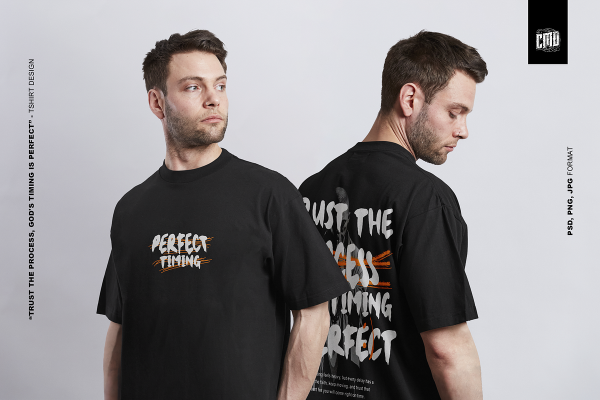 God's Timing Is Perfect Tee, an Object Graphic by Cmd Project (Photo 5 of 7)