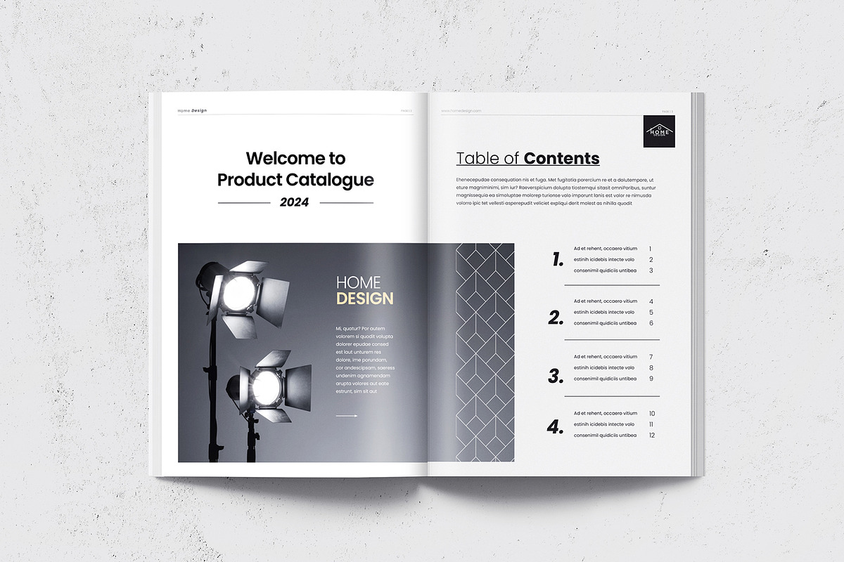 Catalog | InDesign & Ms Word, a Brochure Template by Creativity-Design (Photo 3 of 10)