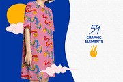 Asian Dragons | Cliparts, Patterns, an Animal Illustration by Felizabeth Design (Thumbnail 4 of 13)