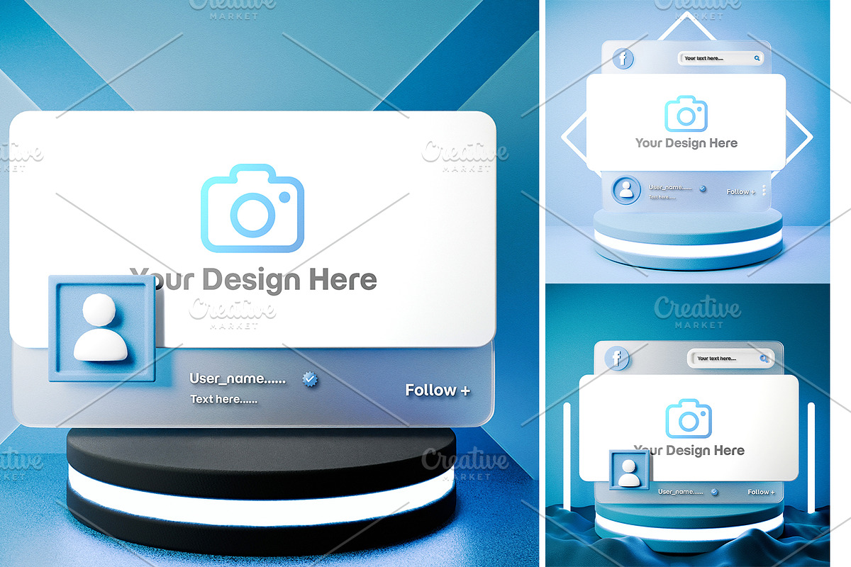 Social Media Feed Mockup, an Advertising Mockup by samsulpassive (Photo 3 of 3)
