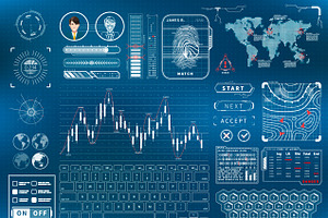 Futuristic user interface concept, an Object Graphic by BestPics