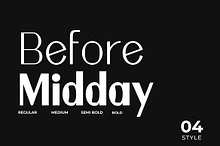 Before Midday Creative Sans Serif