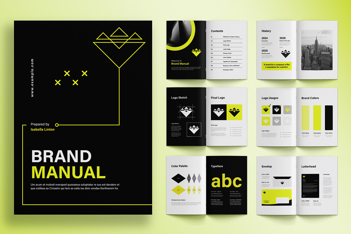 Modern Brand Guideline Bundle preview 7