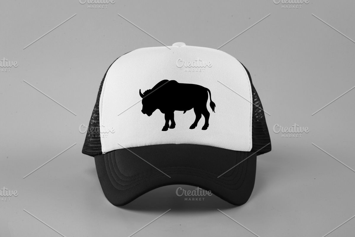 Bison Silhouette SVG, an Animal Illustration by newminddesign (Photo 3 of 10)