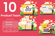 Product Team Illustration Pack, an Illustration by baii09 (Thumbnail 1 of 4)