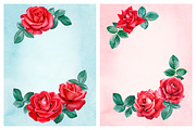 Red roses illustrations and patterns, a Texture Illustration by Sundra (Thumbnail 11 of 11)