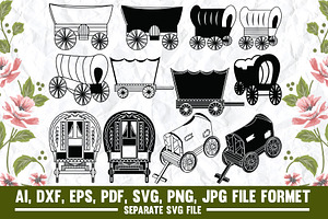 Gypsy Wagon Svg