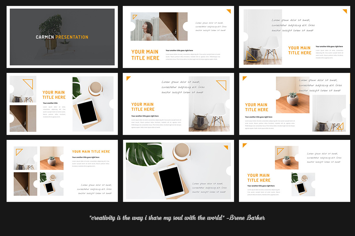 Carmen - Creative Keynote, a Presentation Template by desvibes (Photo 2 of 8)