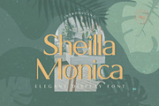 Sheilla Monica - Elegant Display, a Sans Serif Font by Morisco (Thumbnail 1 of 10)