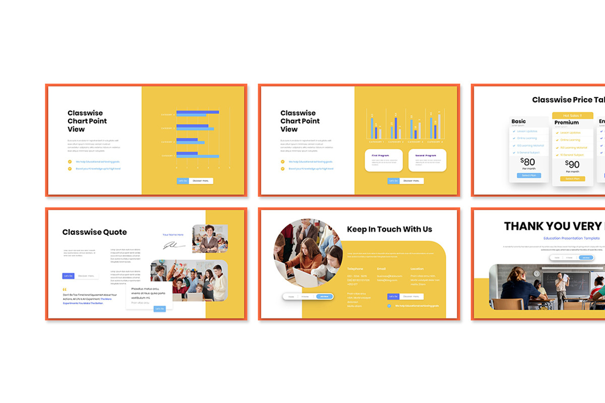 Classwise Presentation Template, a Presentation Template by Analogous Temp (Photo 5 of 5)