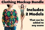 6 Piece Clothing Mockup Bundle, a Shirt Mockup by Carrie Cantwell (Thumbnail 2 of 5)