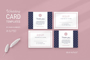 Navy & Pink Wedding Stationery, a Stationery Template by AsianElements (Thumbnail 9 of 11)