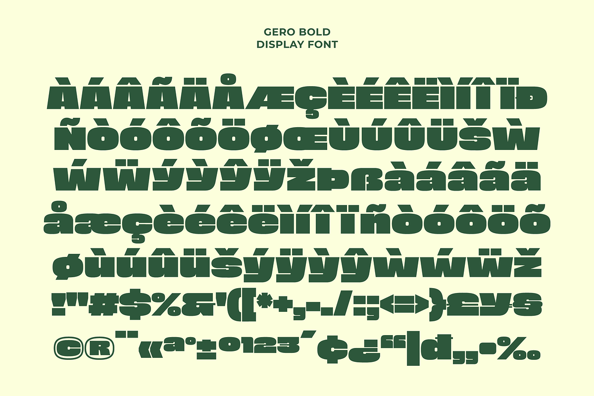 Gero - Bold Font, a Sans Serif Font by limitype (Photo 9 of 12)