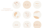 Neutral Bohemian Insta Story icons, a Social Media Template by velychko.ua (Thumbnail 4 of 9)