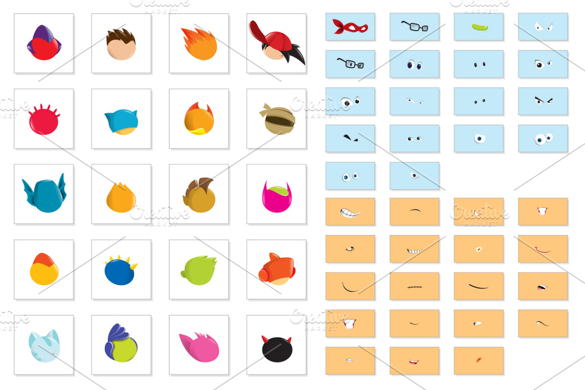 CreHeads - Fun Creature Heads Logo, a Branding & Logo Template by Louis D. Wiyono (Photo 4 of 4)