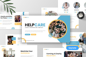 Helpcare - Charity Keynote Template, a Presentation Template by MtvtdArt