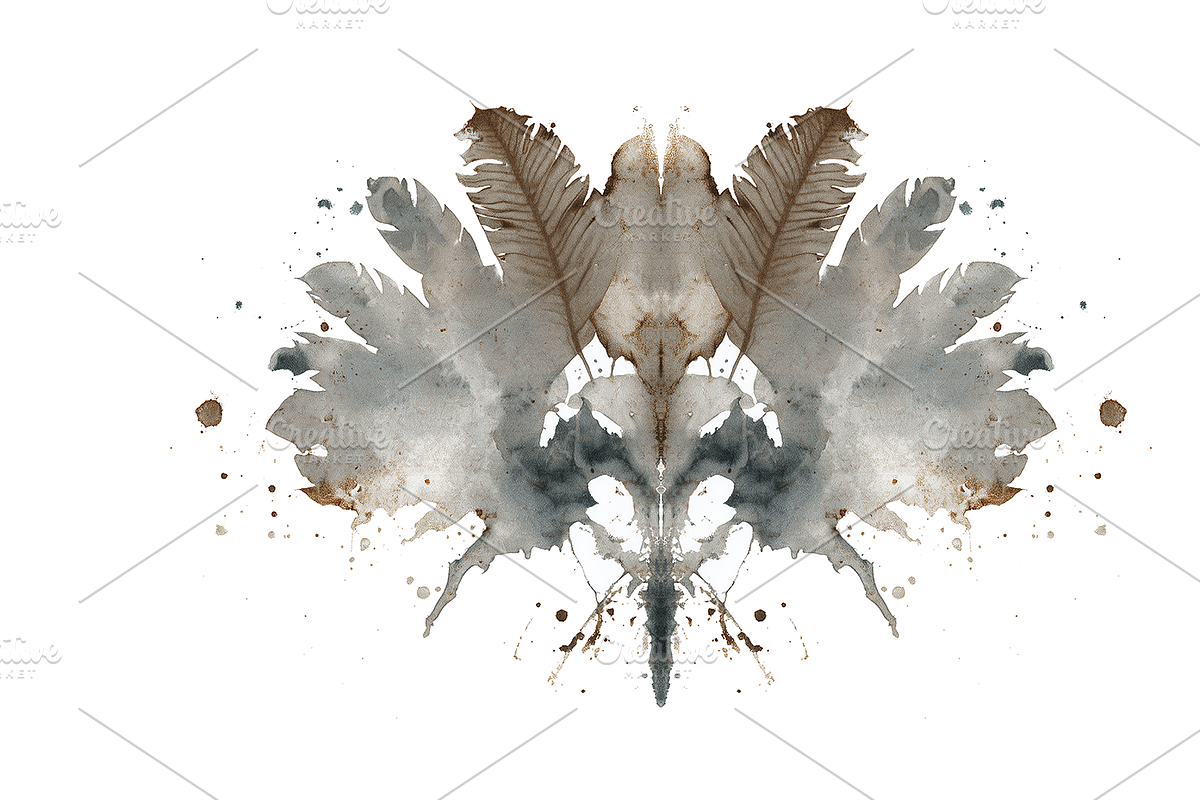 Heum Co. Botanical Inkblot Art, a Decorative Illustration by milatovar (Photo 14 of 20)