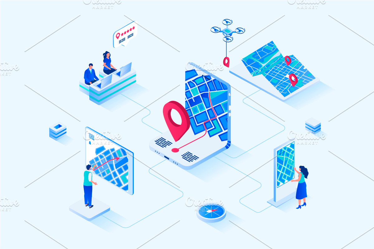 Isometric Web Illustrations, a Templates & Theme by alexdndz (Photo 16 of 31)