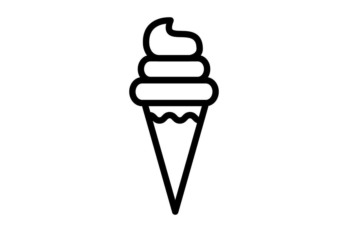 Ice Cream icon, an Outline Icon by Sumberpangan (Photo 1 of 7)