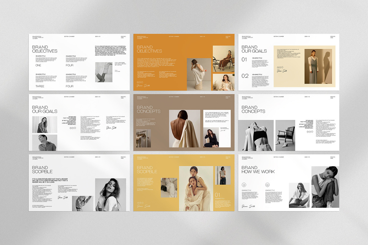 Brand Proposal Presentation Template, a Presentation Template by evgenystudio (Photo 5 of 7)
