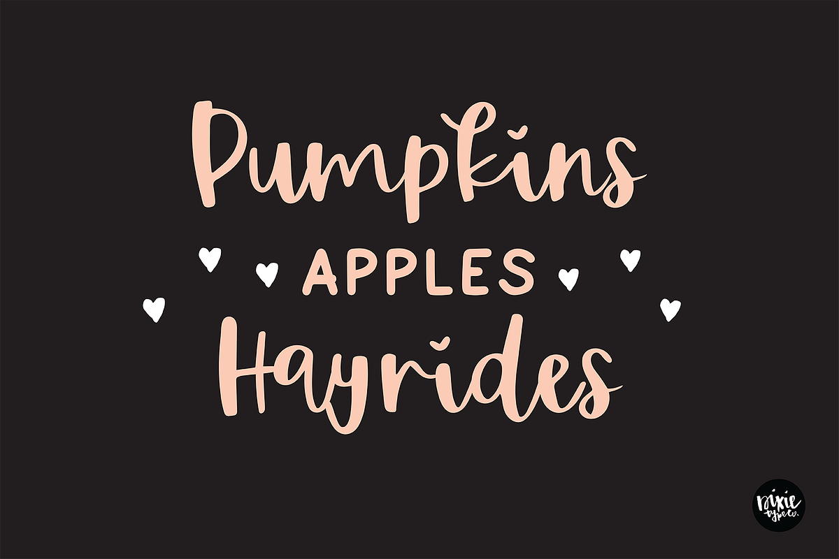 HAYSTACKS and MAPLE LEAVES Font Duo, a Script Font by Blush Font Co. (Photo 3 of 6)