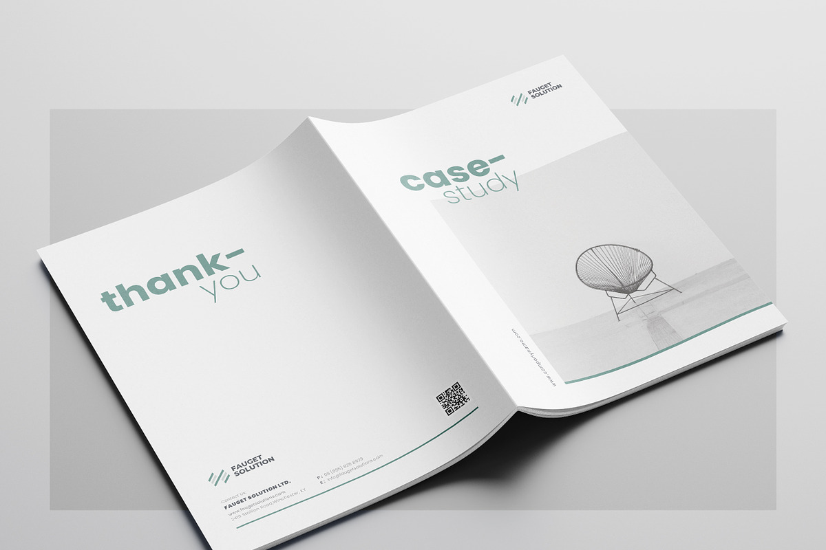 Case Study Template, Canva Template, a Brochure Template by Niofix (Photo 8 of 8)