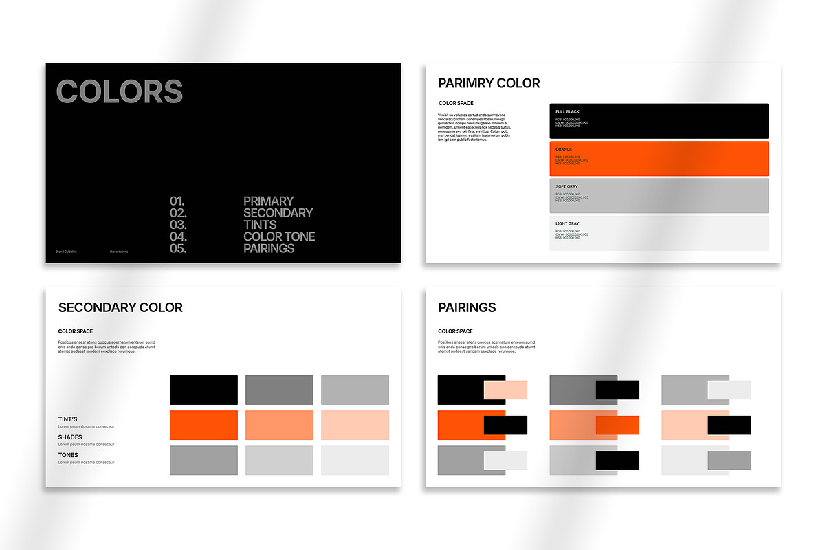 Brand Guideline Presentation, a Presentation Template by Oriofix (Photo 9 of 11)
