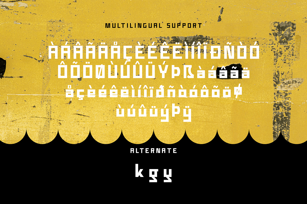 Ebox - Futuristic Display Font, a Sans Serif Font by overlaytemplates (Photo 5 of 5)