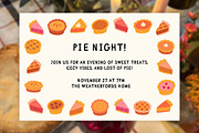 Fall Finds Homemade Pies PNG Clipart, a Food Illustration by Dina Mae (Thumbnail 6 of 12)