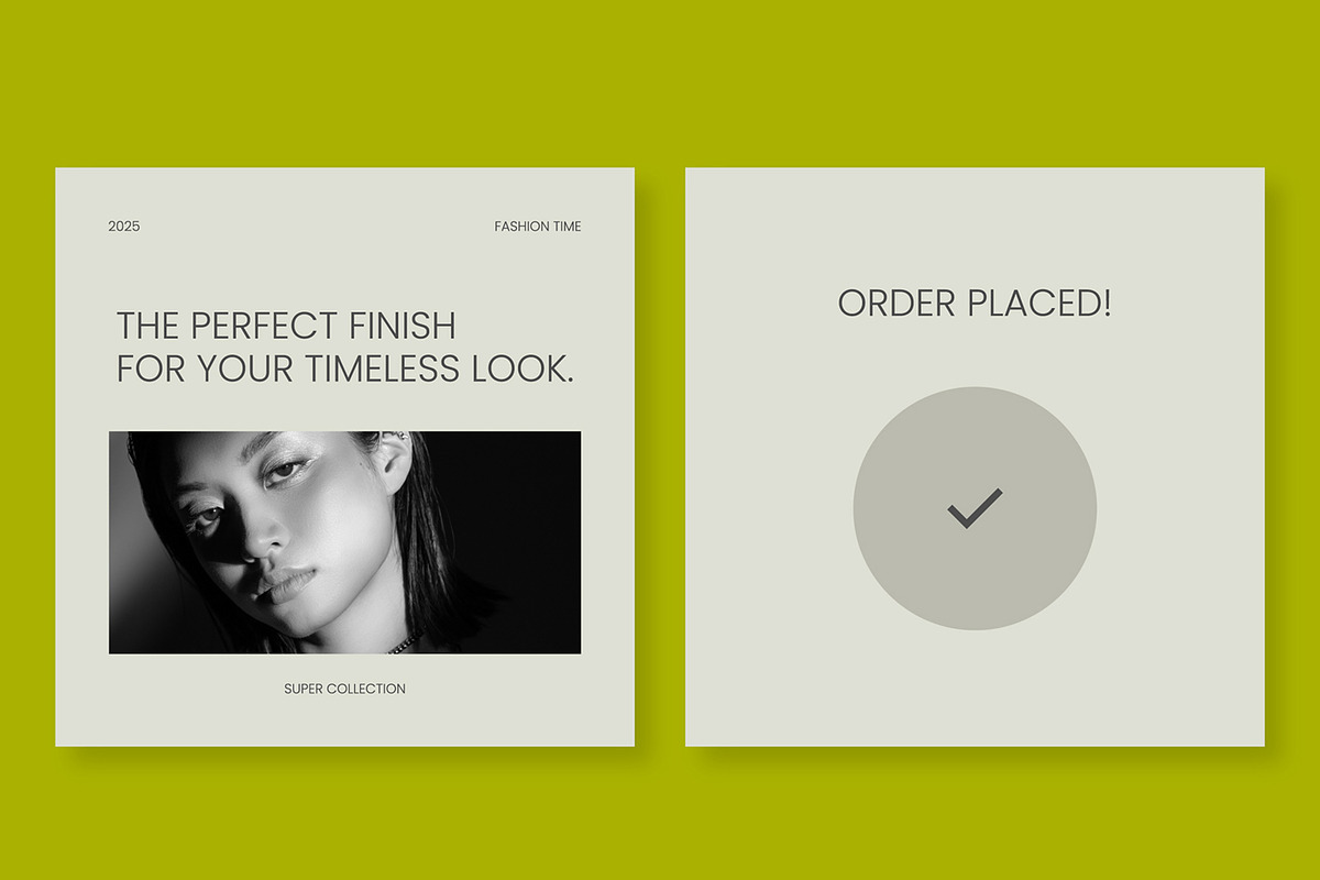 Fashion Social Media Post Design, an UI Kit Template by ContestDesign (Photo 4 of 7)